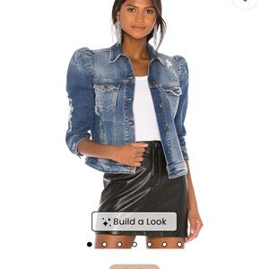 Retrofete Ada jacket in worn denim blue